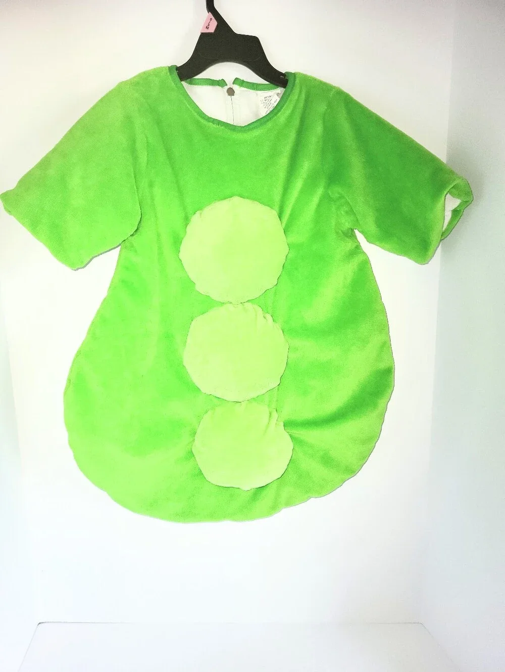 NWOT Baby Green Plush Bunting Pea Pod Costume Halloween 0-6 Months Unisex Infant